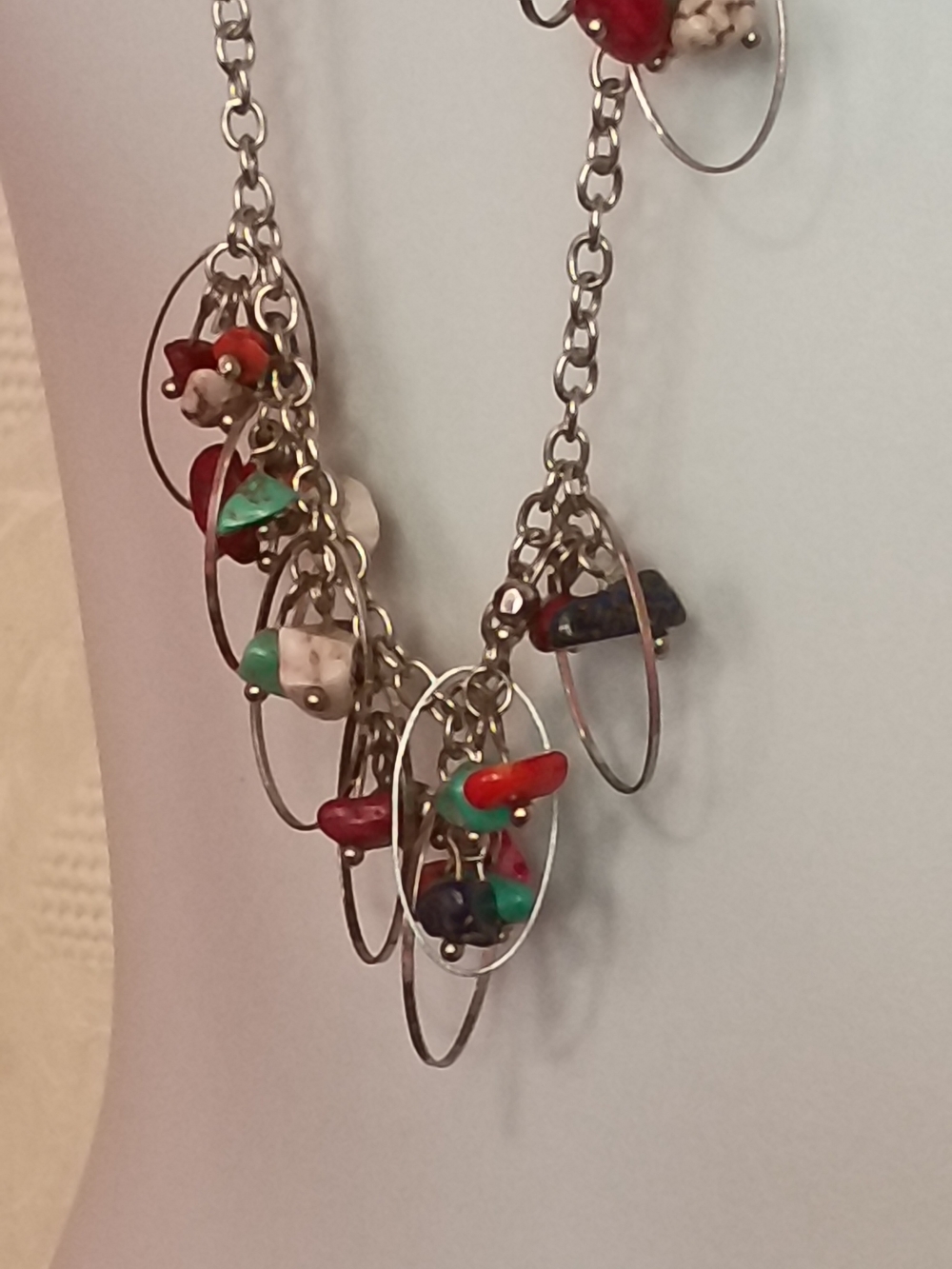 Multicolor Bead Whimsy Necklace - Picture 4 of 8